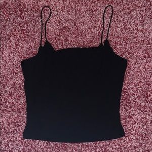 black cami top